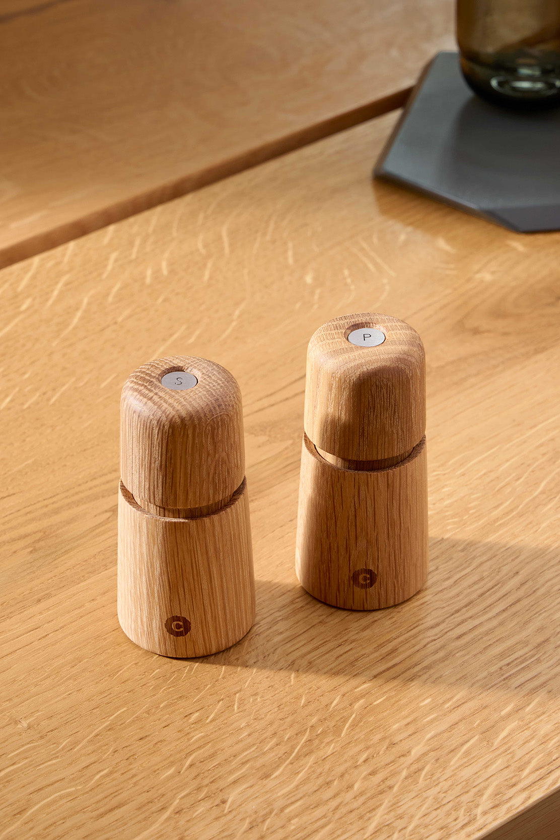 Stockholm set, oak 11cm