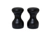 Lyon, 10cm black - 2pcs set